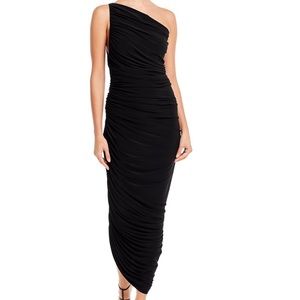 Norma Kamali one shoulder dress
